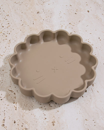 Wavy Plate - Taupe