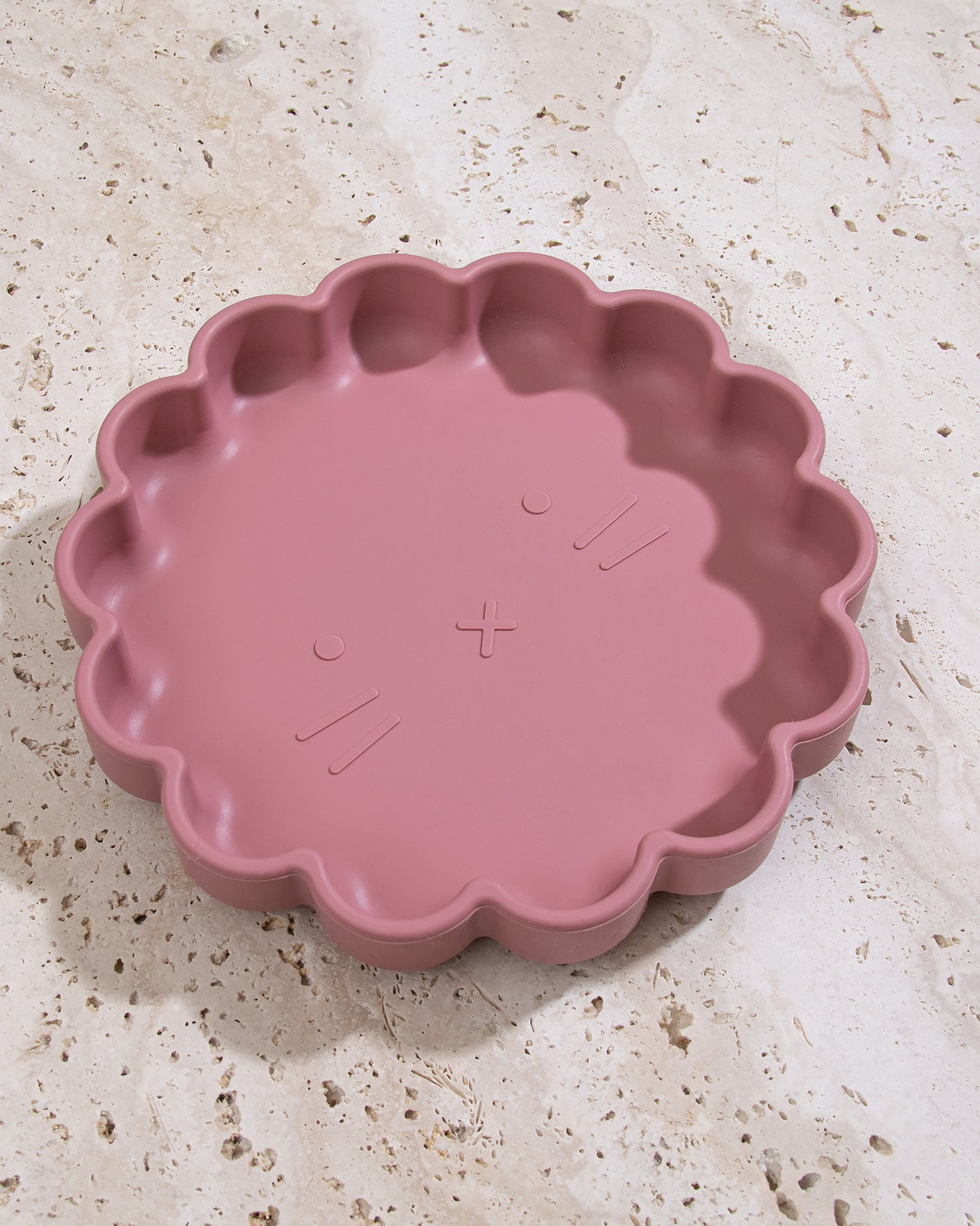 Wavy Plate - Dusty Pink