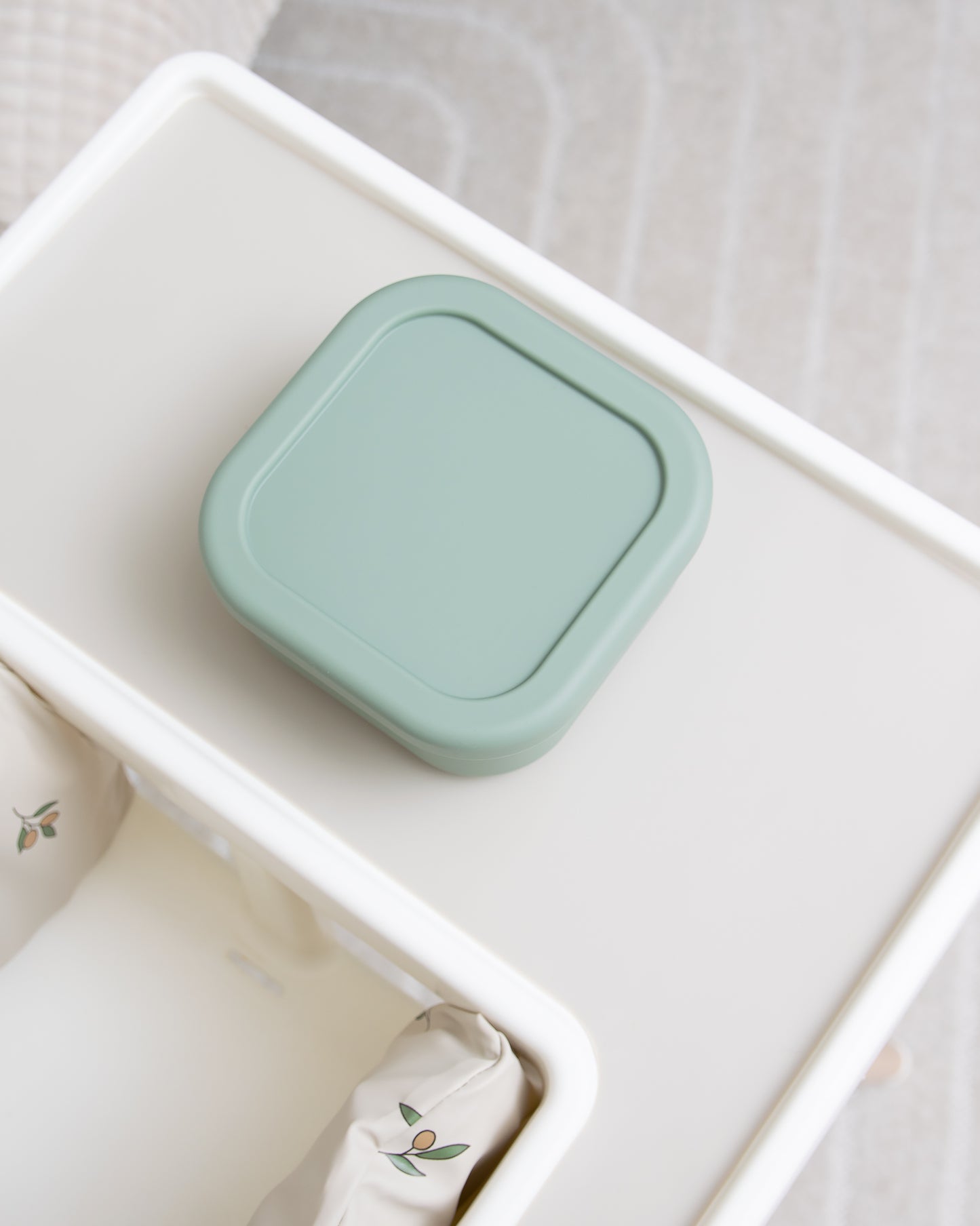 Lunchbox 1 Compartment Silicone - Sage