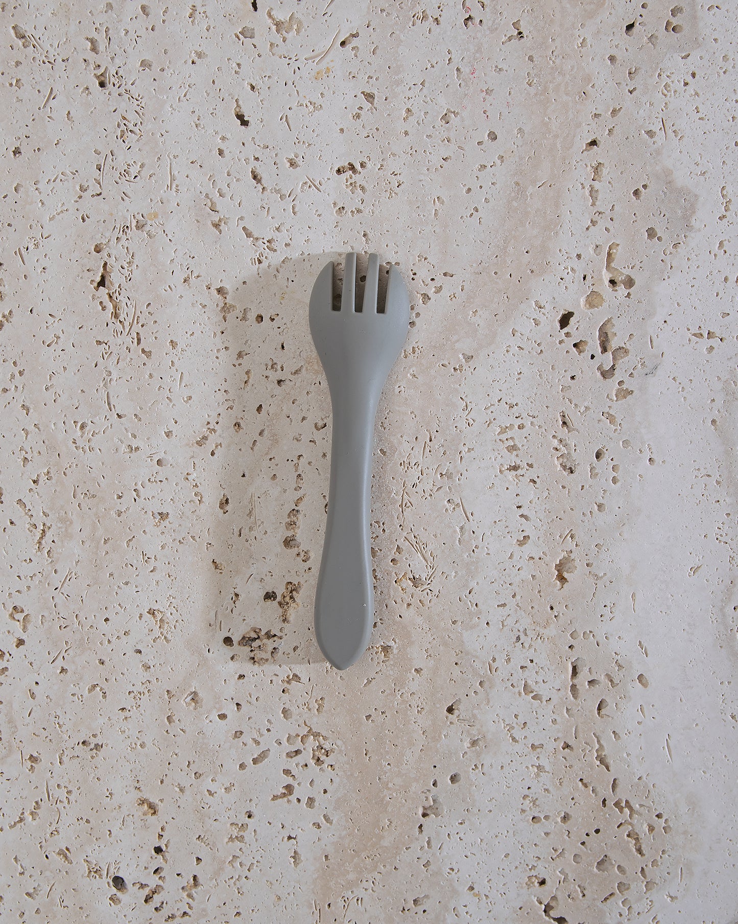 Children's silicone fork - Dusty Green