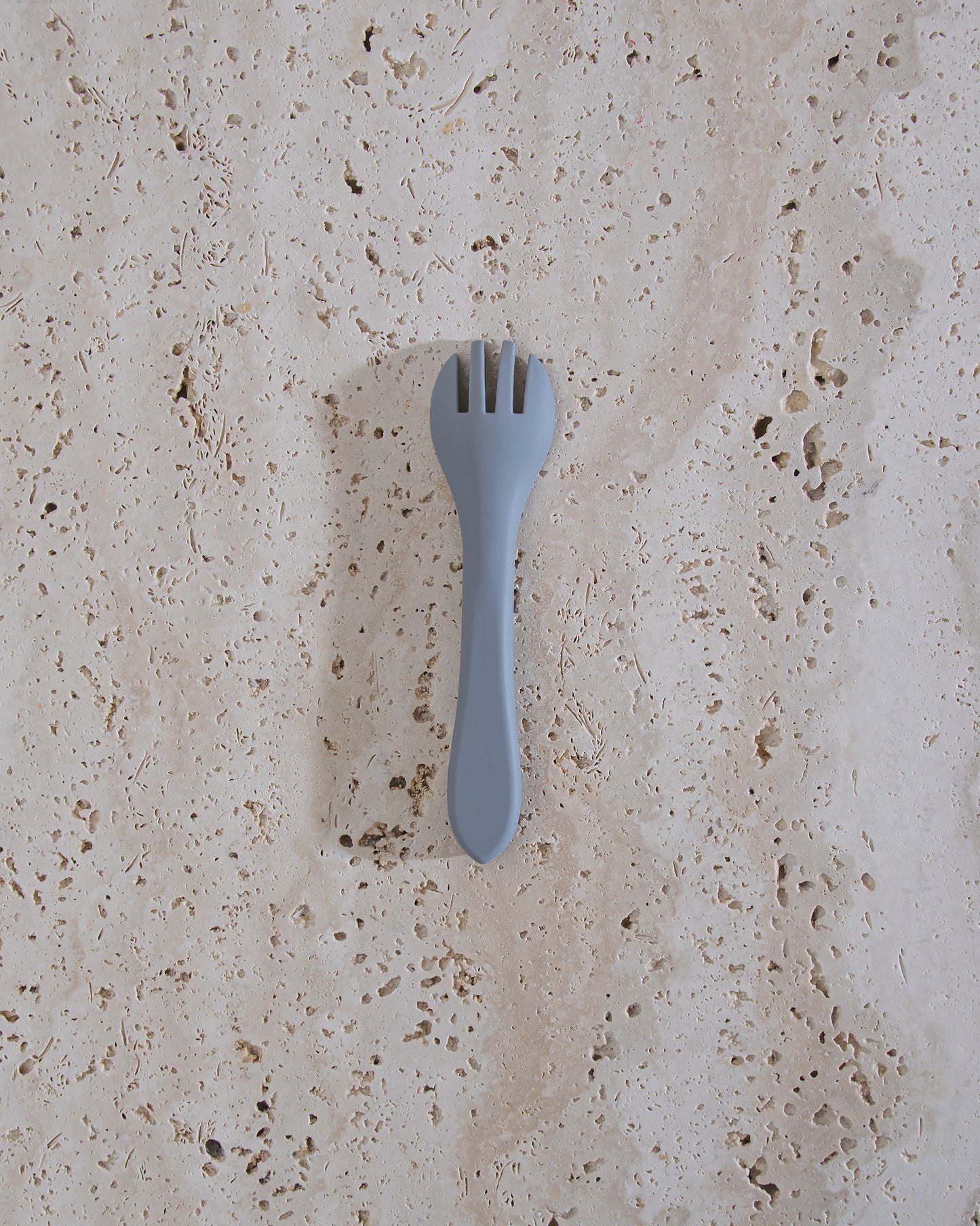 Children's silicone fork - Grey
