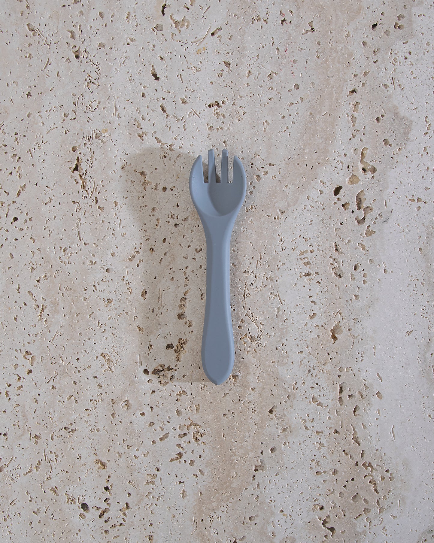 Children's silicone fork - Grey
