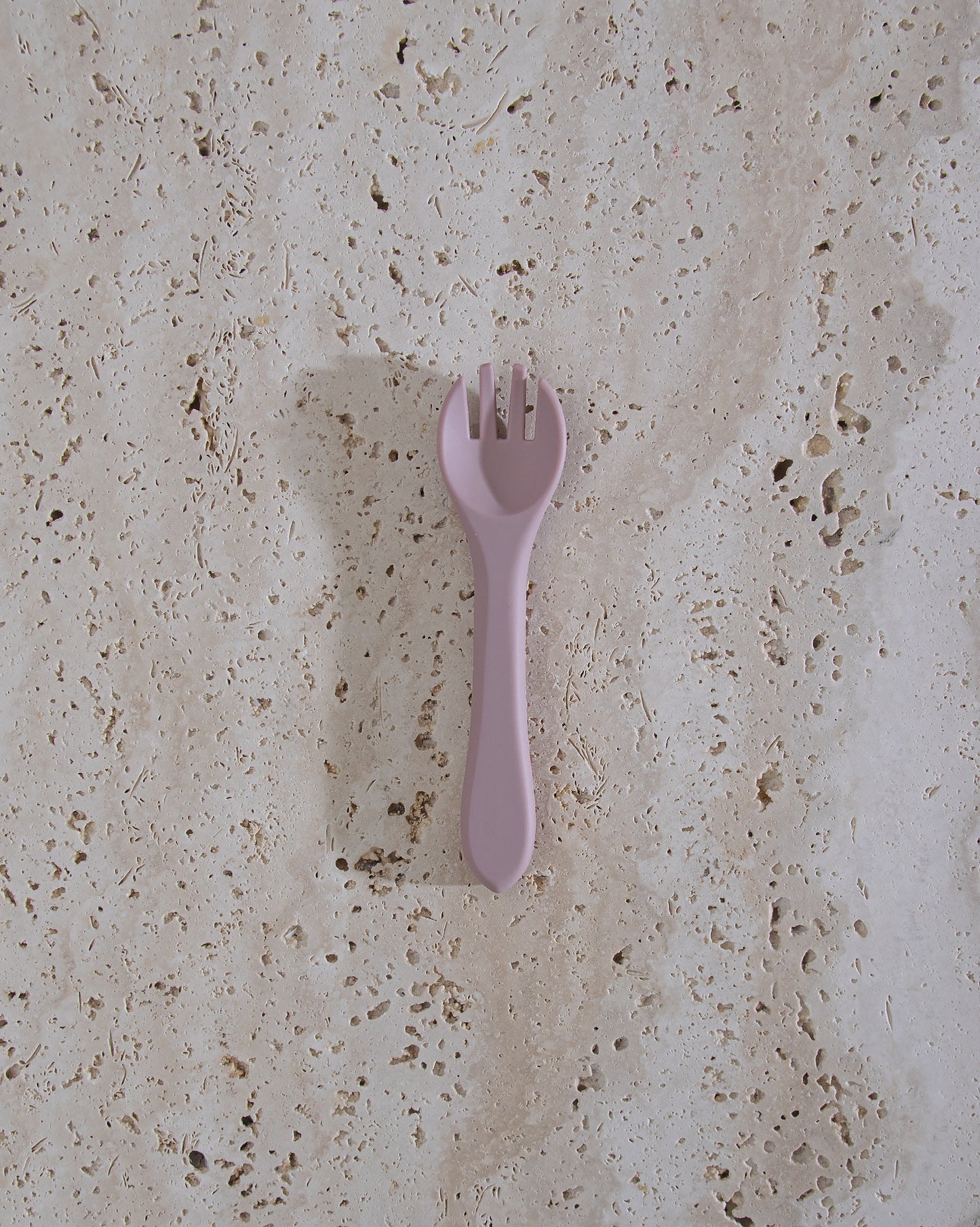 Children's fork in silicone - Blush Pink