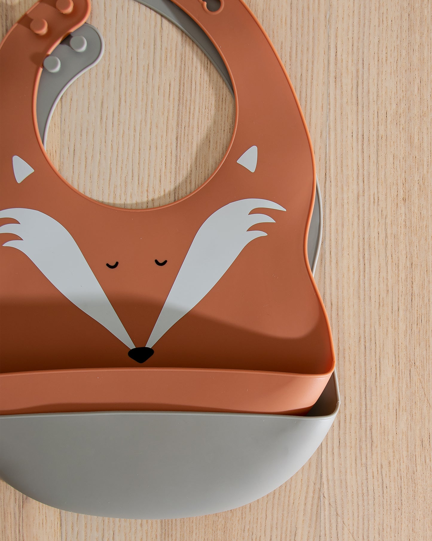 Children's Dinnerware Bibs Set - Little Fox