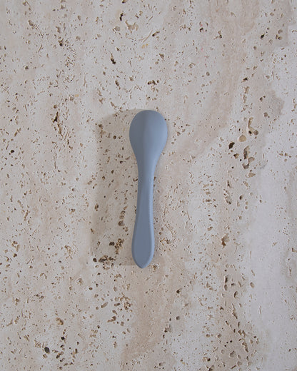 Children's spoon in silicone - Grey