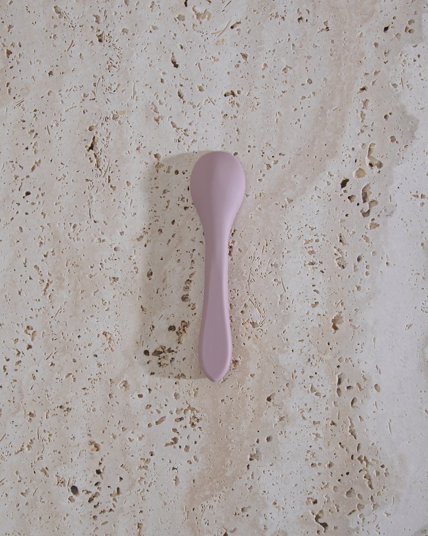 Children's spoon in silicone - Blush Pink