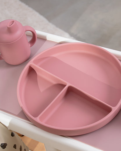 Divided Plate - Dusty Pink