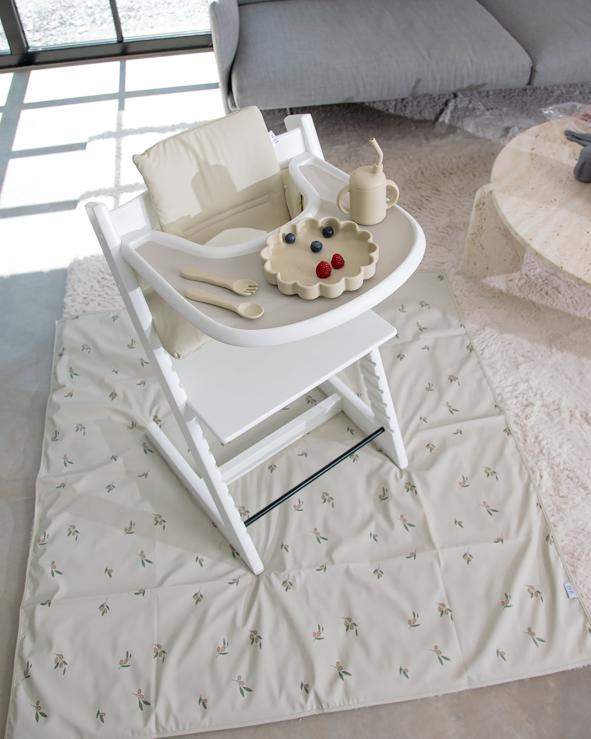 High Chair Floor Protector - Oliver