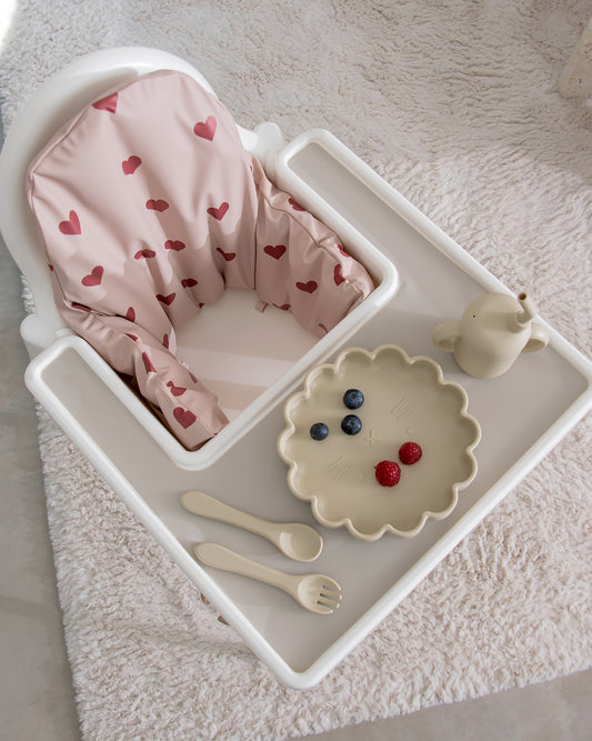 Sittkudde / Stolsdyna - Rosa med hjärtan - IKEA Antilop