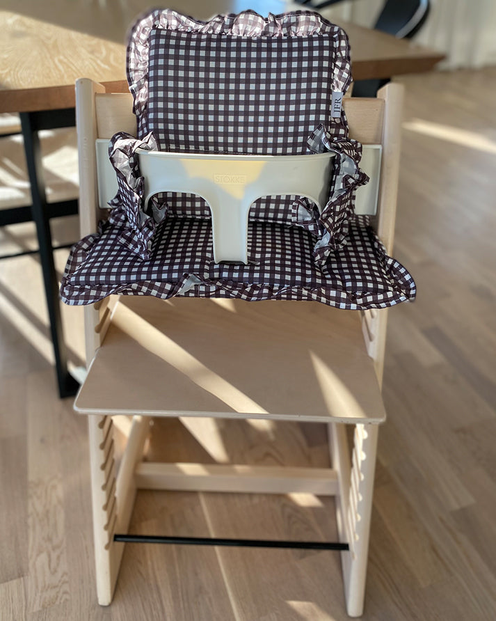 Cushion for Stokke Tripp Trapp - Choco Gingham