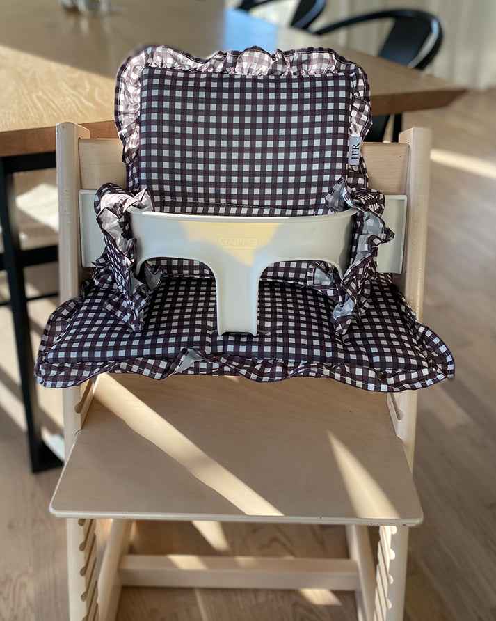Cushion for Stokke Tripp Trapp - Choco Gingham
