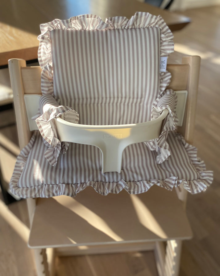 Cushion for Stokke Tripp Trapp - Beige Stripes
