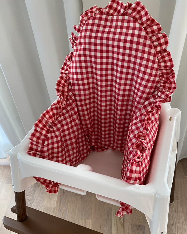 Putetrekk med volang til IKEA Antilop - Sommereng