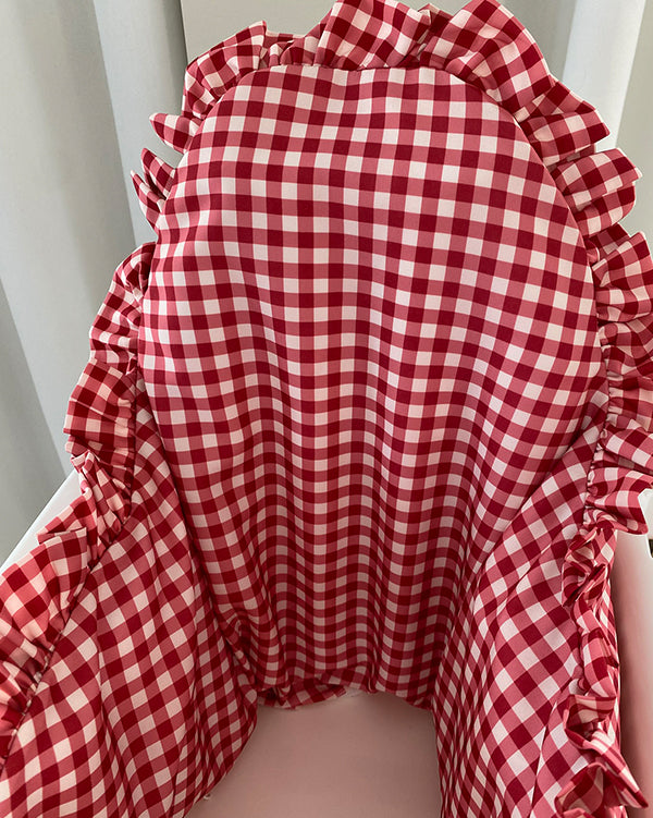 Putetrekk med volang til IKEA Antilop - Sommereng