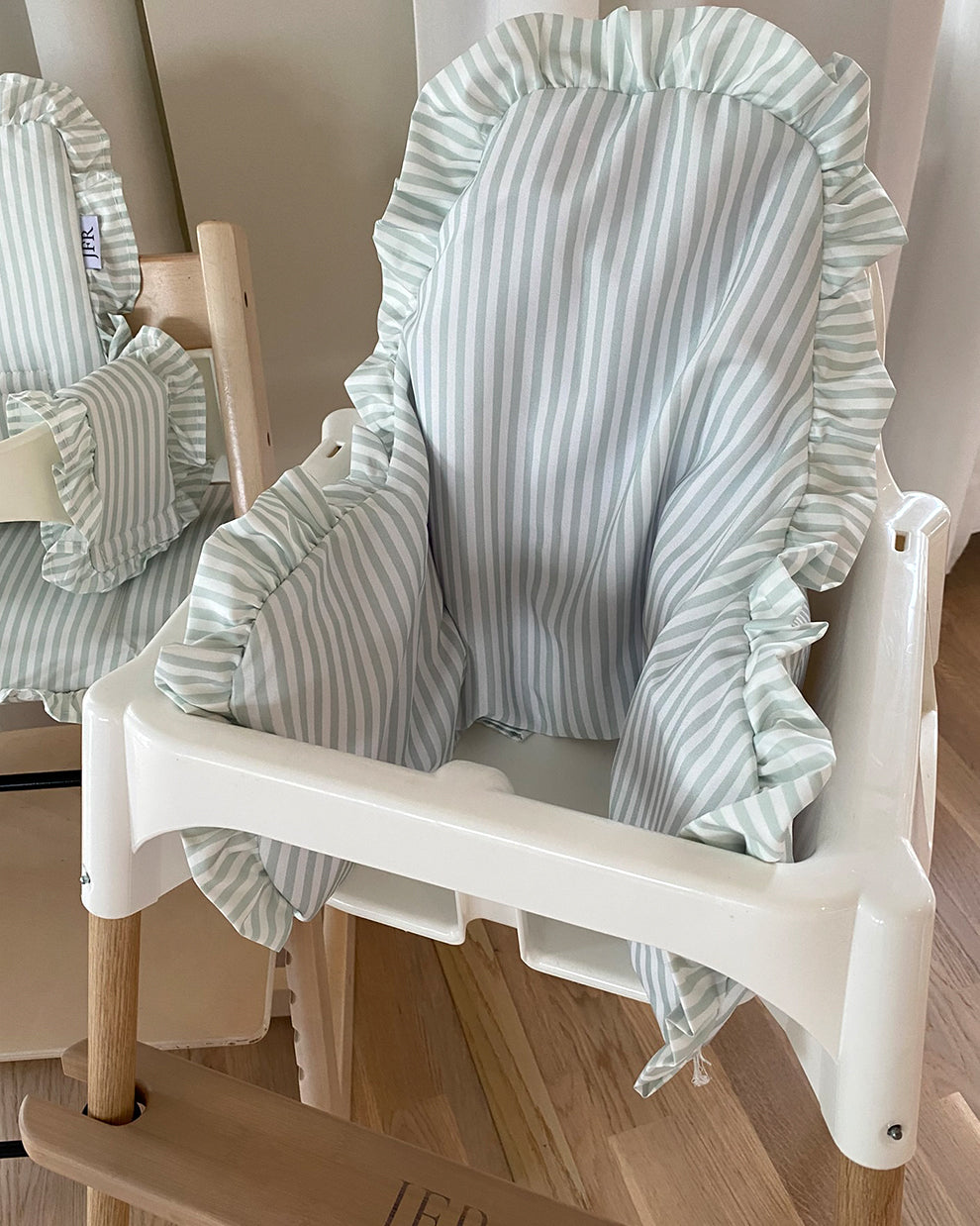 Putetrekk med volang til IKEA Antilop - Sommereng