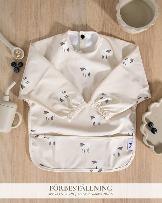 Långärmad Haklapp - Beige Lamm