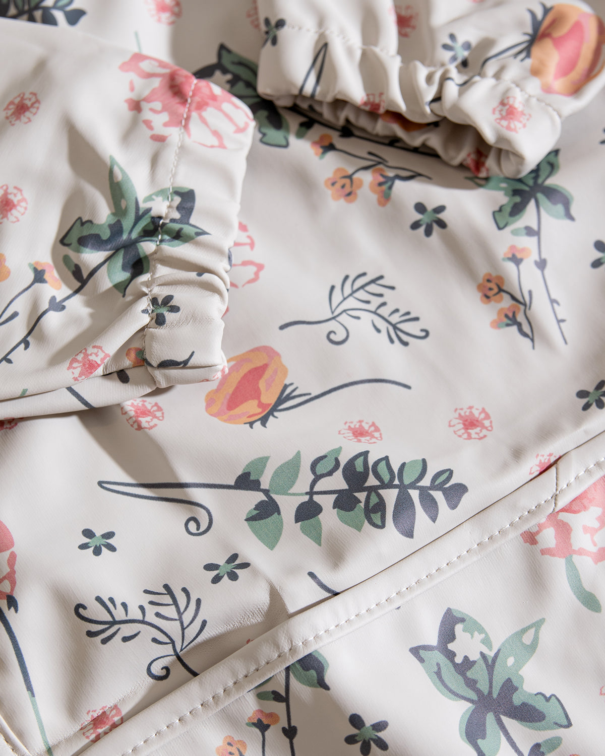 Long-Sleeved Bib - Meadow Flowers