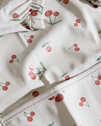 Långärmad Haklapp - Körsbärsdröm