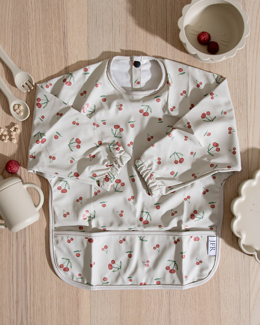 Långärmad Haklapp - Körsbärsdröm