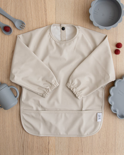 Långärmad Haklapp - Dimmig Beige