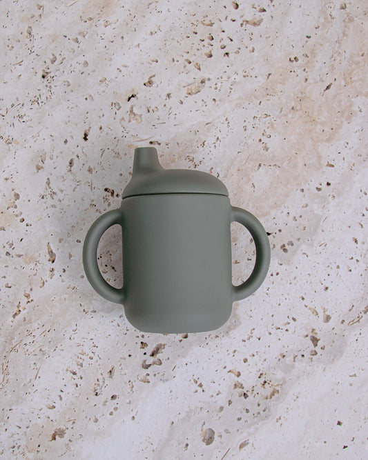 Spout Cup Silicone - Dusty Green