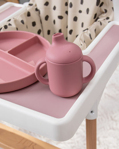  Silicone Sippy Cup - Dusty Pink