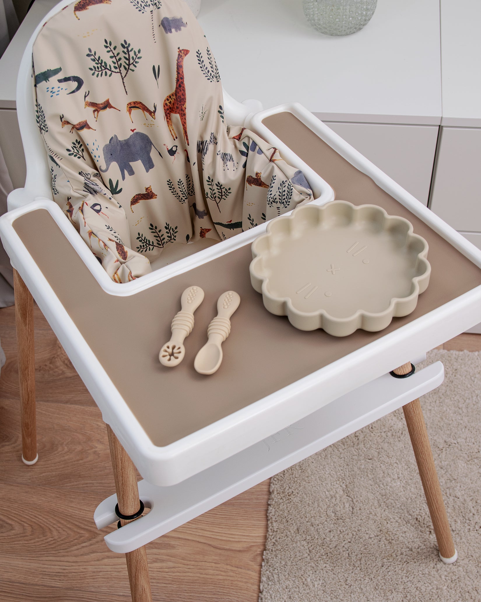 Putetrekk til IKEA Antilop - Jungeldyr Beige