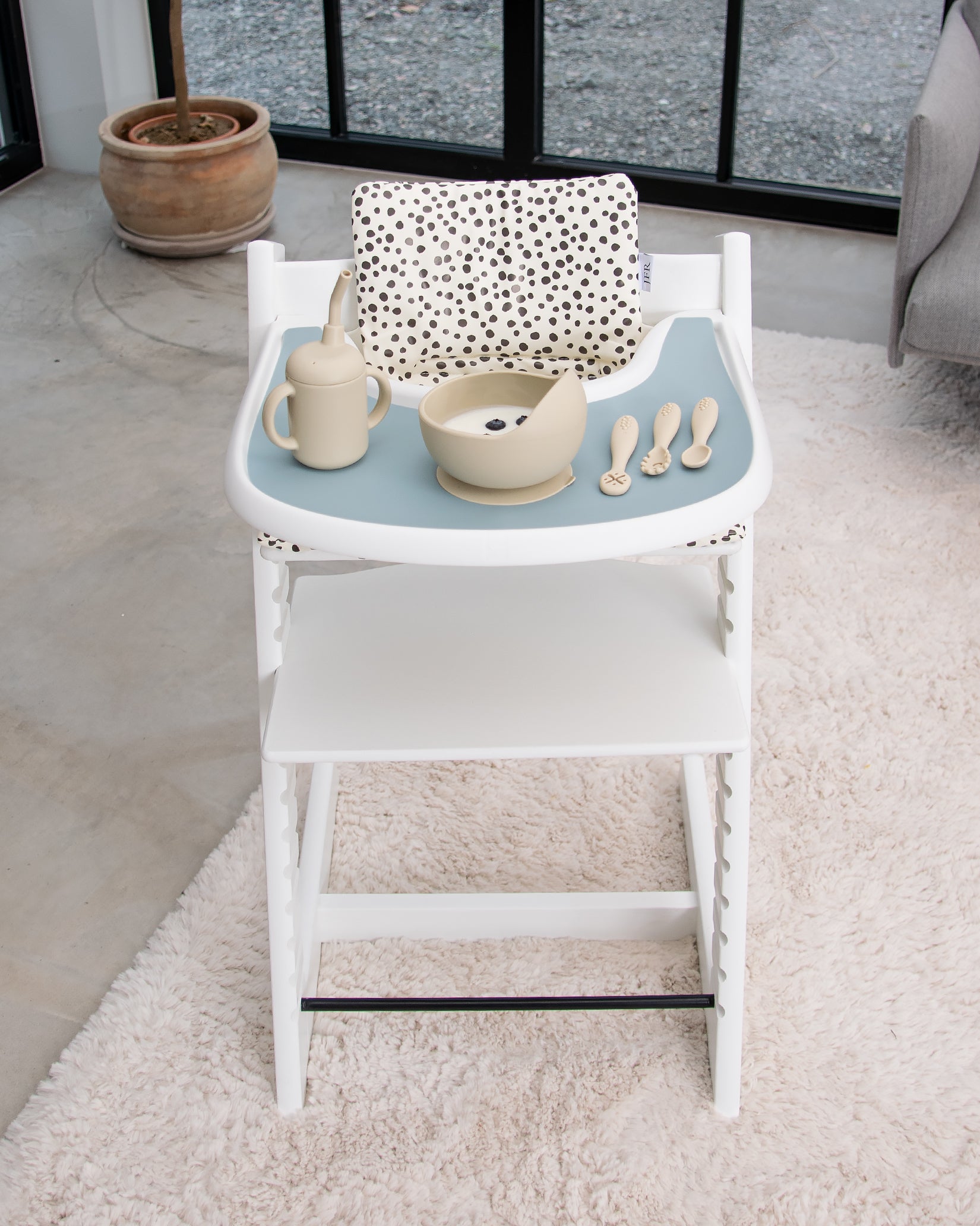 Silikoneunderlag til bakke til Stokke Tripp Trapp - Light Blue