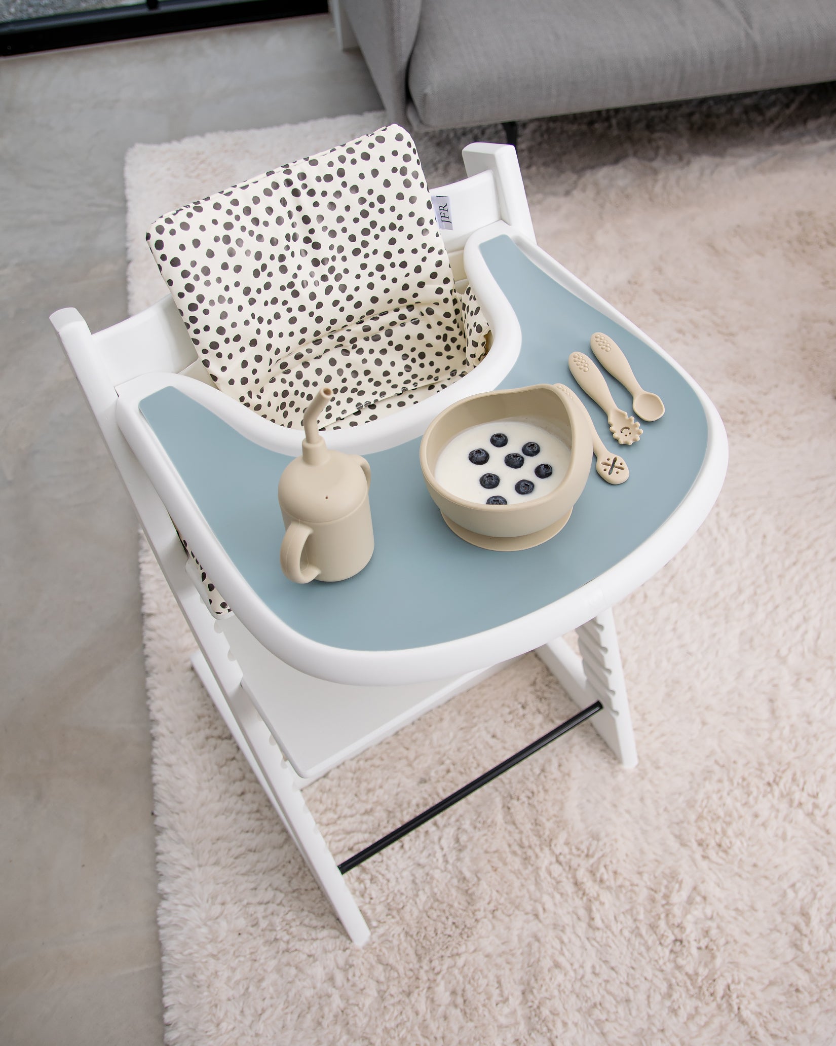 Silikoneunderlag til bakke til Stokke Tripp Trapp - Light Blue