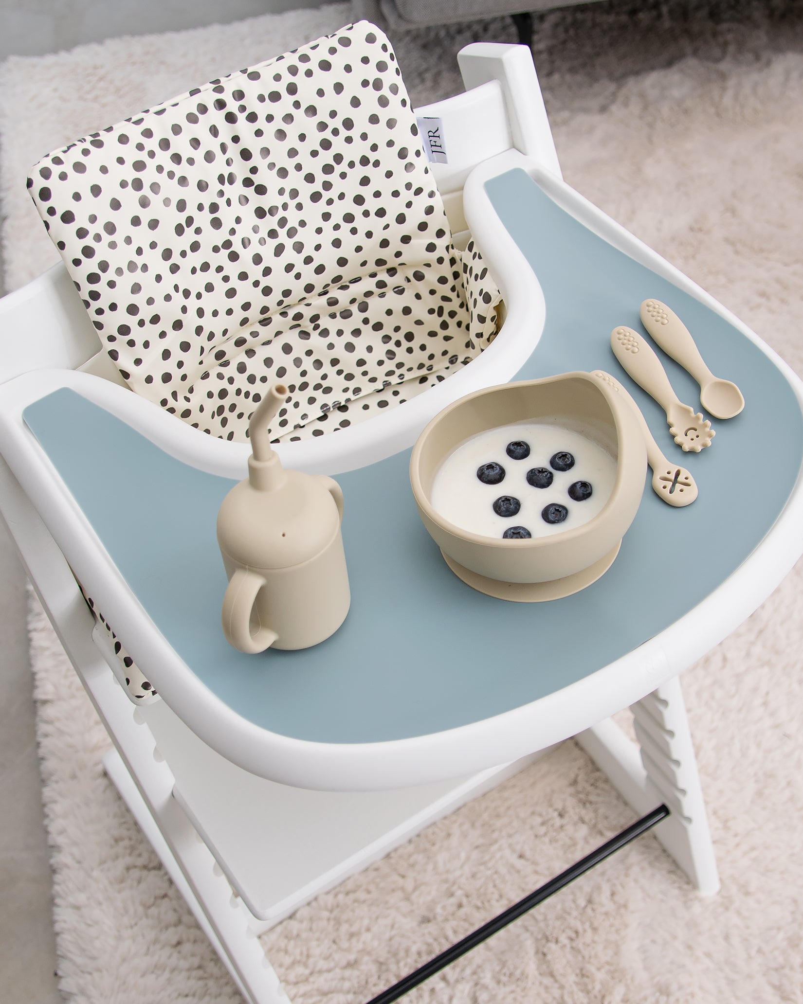 Silikoneunderlag til bakke til Stokke Tripp Trapp - Light Blue