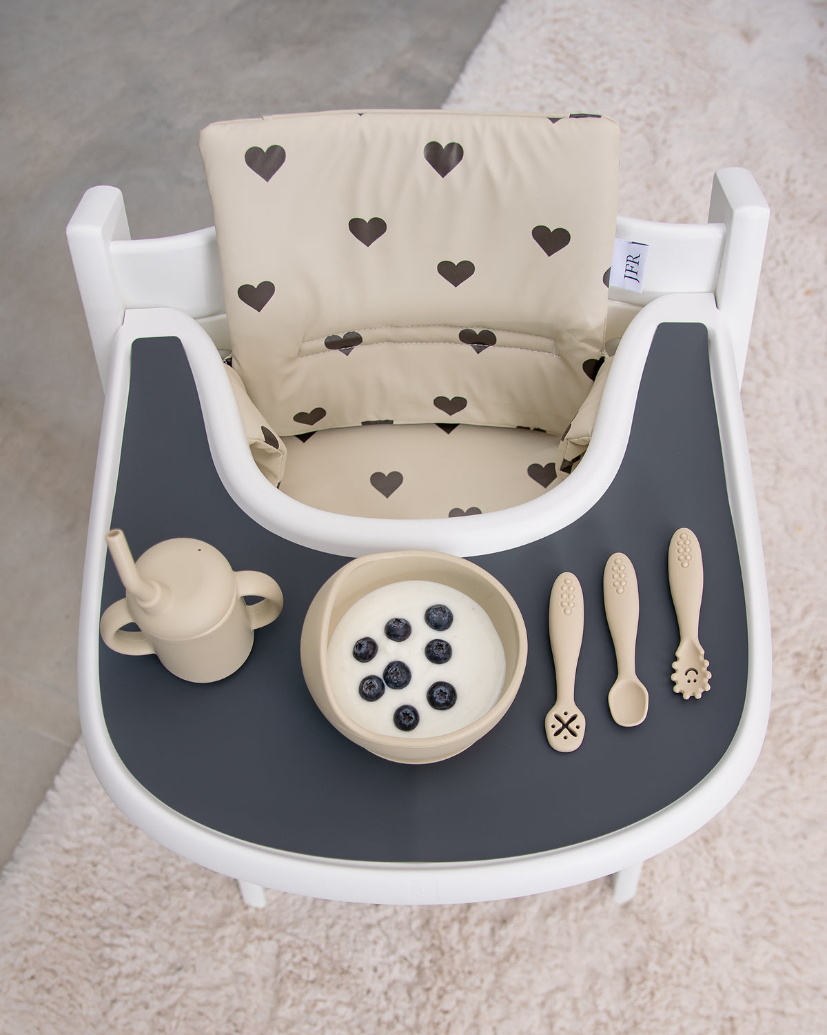 Silikoneunderlag til bakke til Stokke Tripp Trapp - Dark Grey