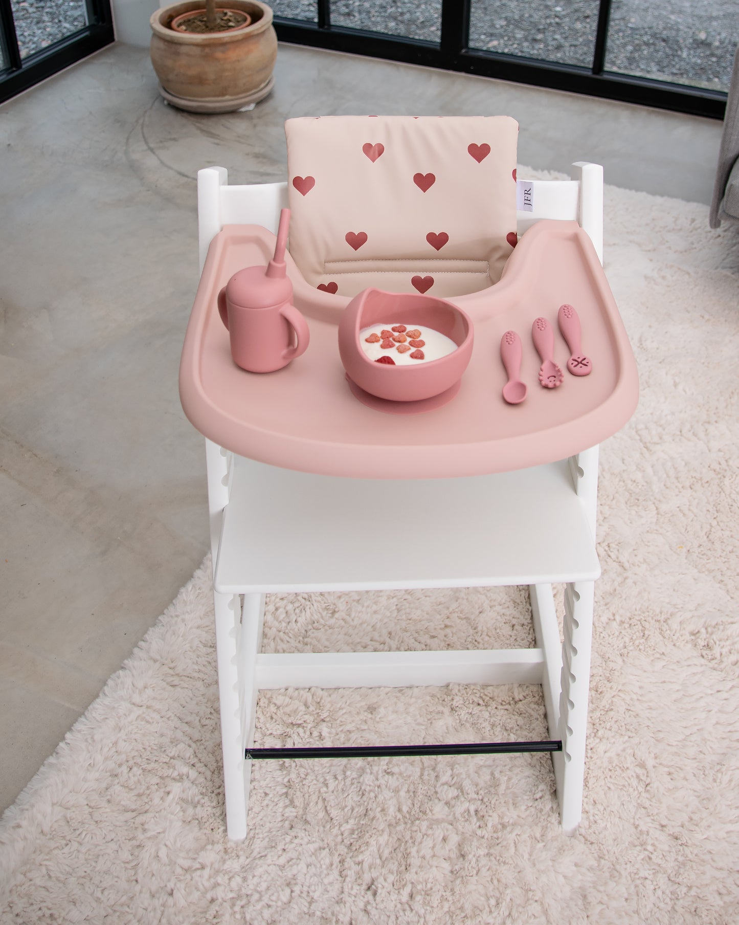 Bricköverdrag till Stokke Tripp Trapp - Blush Pink