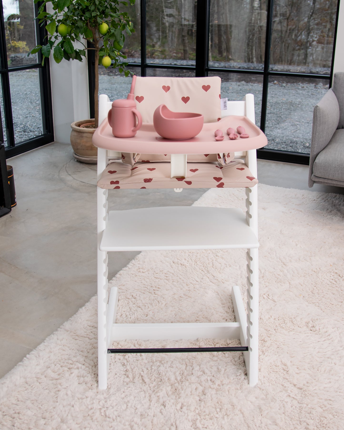 Bricköverdrag till Stokke Tripp Trapp - Blush Pink