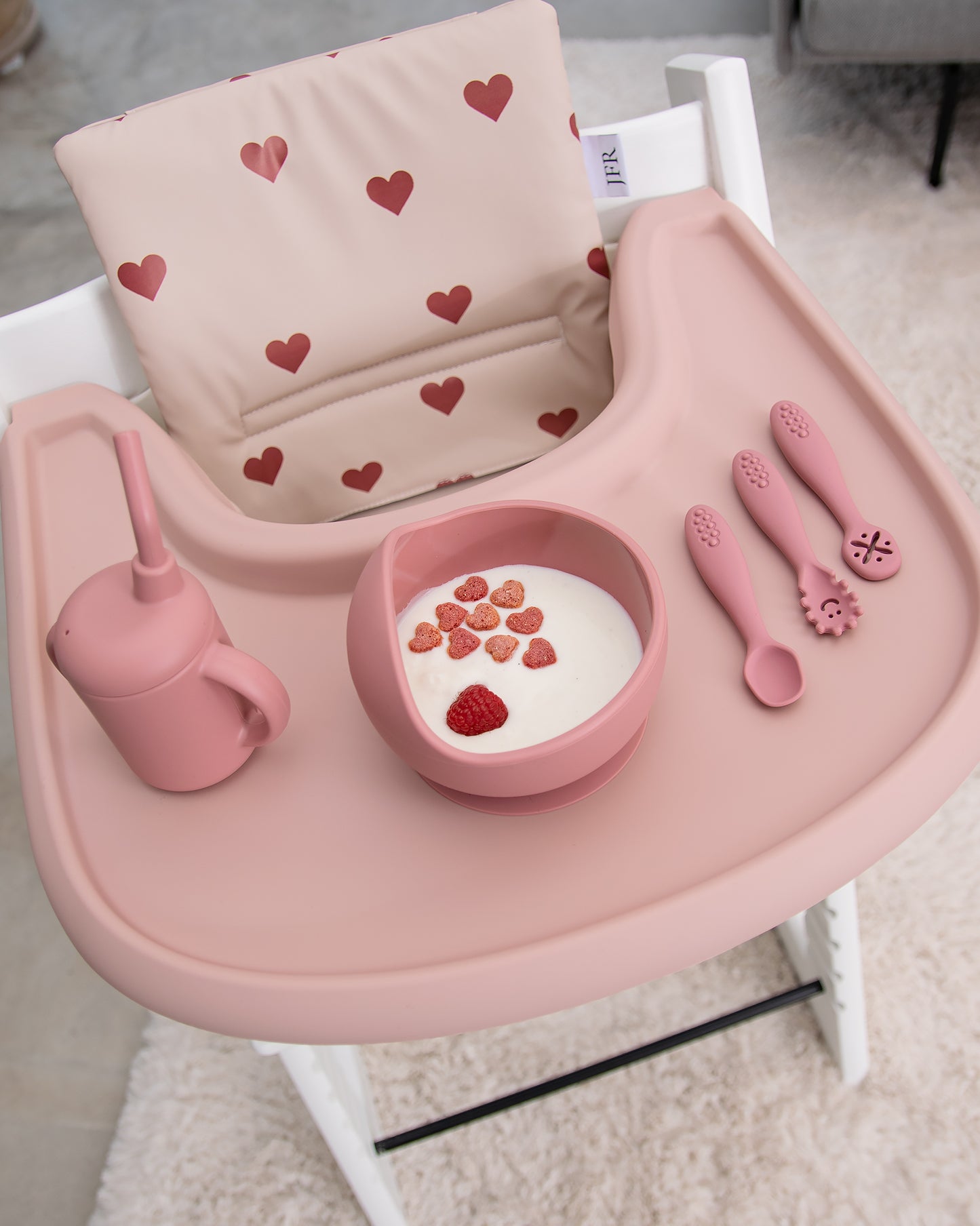 Bricköverdrag till Stokke Tripp Trapp - Blush Pink