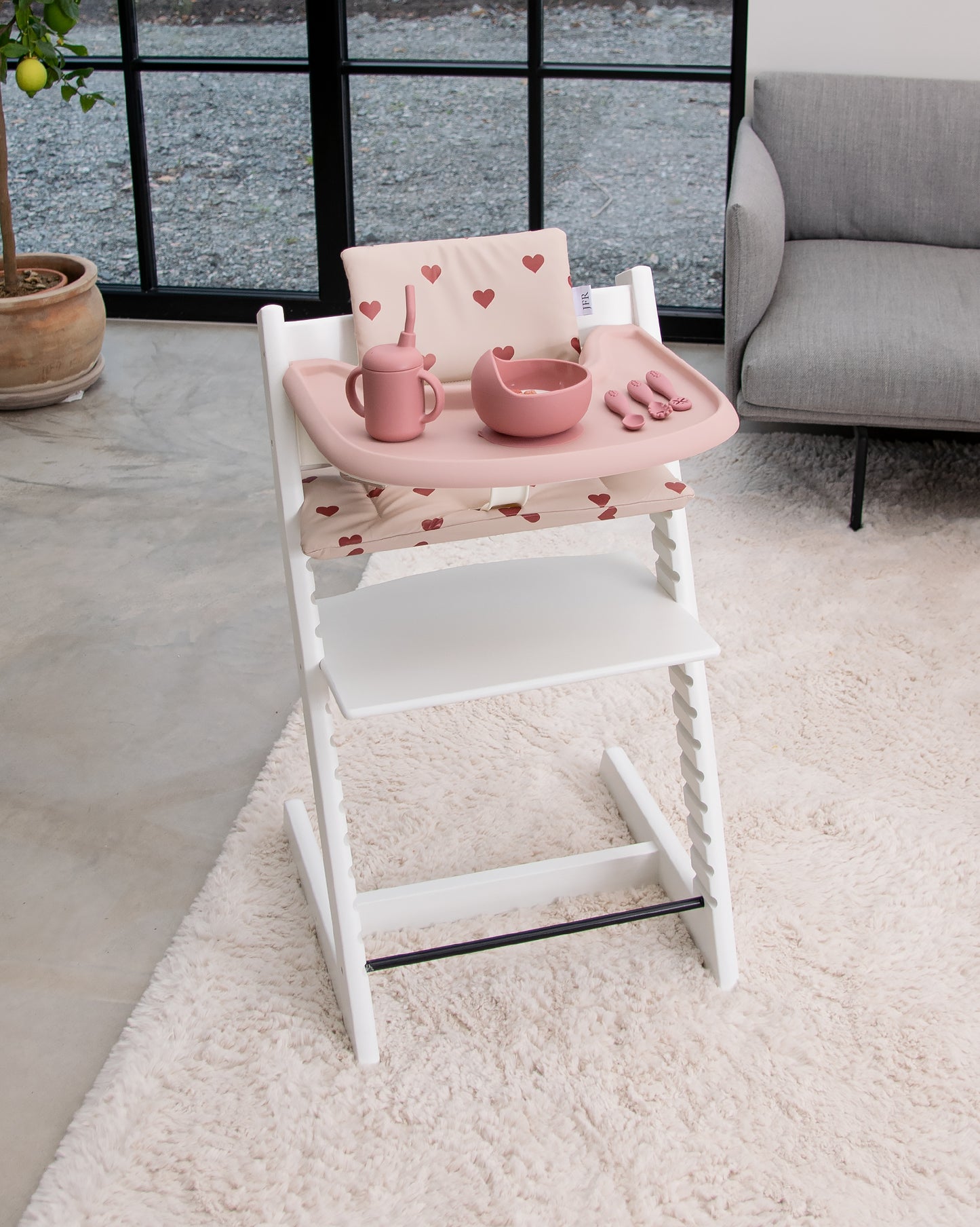 Bricköverdrag till Stokke Tripp Trapp - Blush Pink