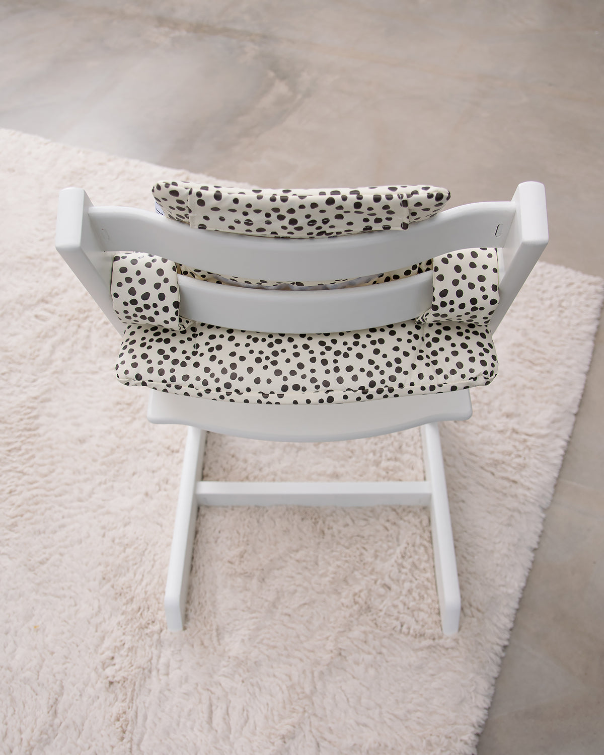 Cushion for Stokke Tripp Trapp - White Mini Dots