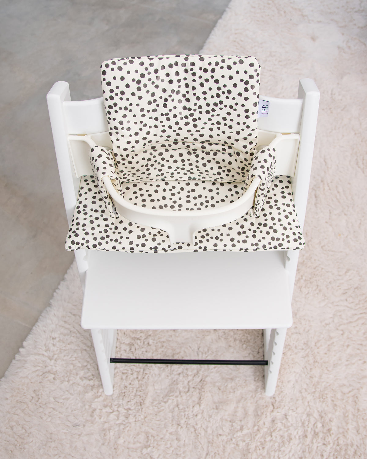 Cushion for Stokke Tripp Trapp - White Mini Dots