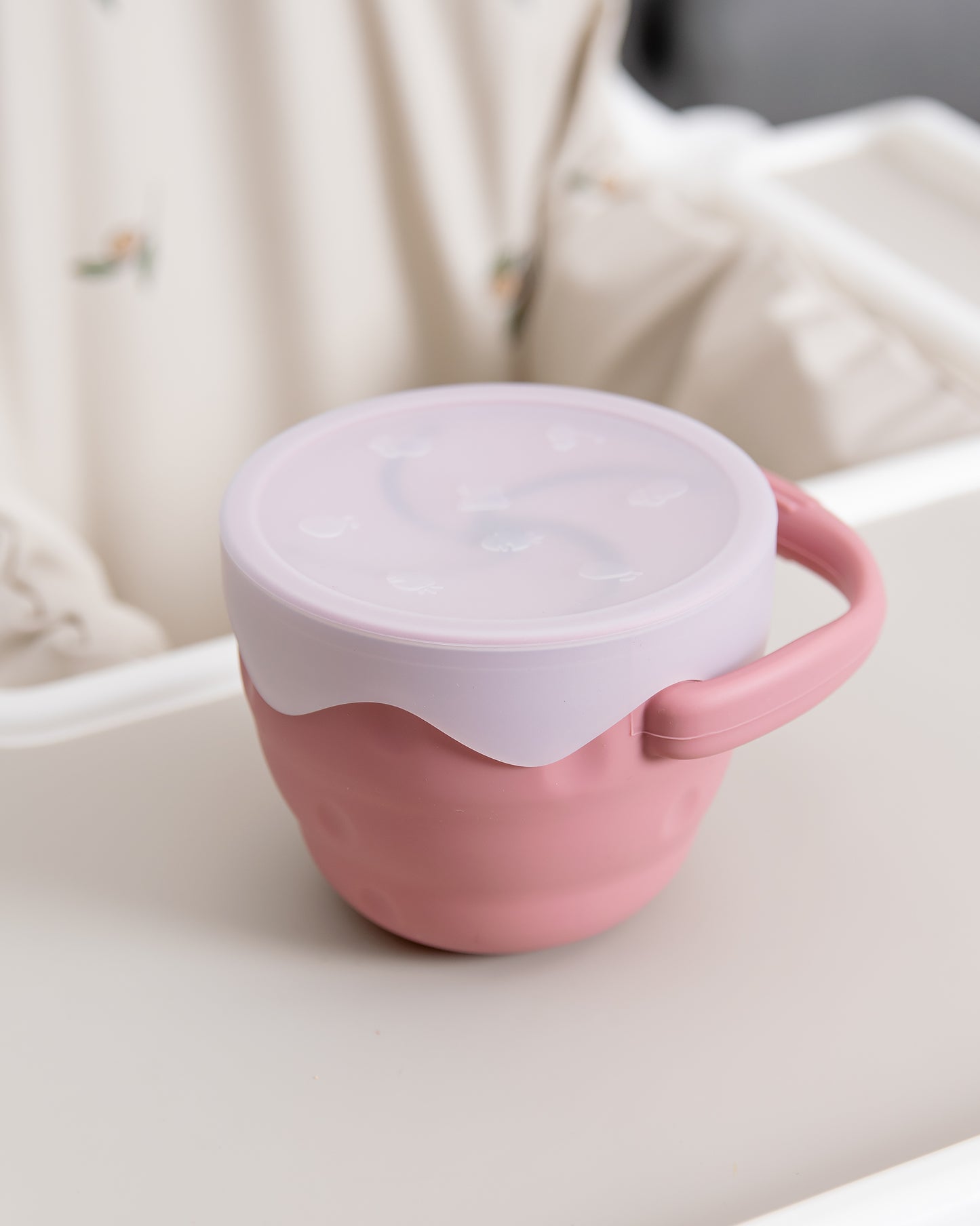  Snack box with lid/handle - Pricken Dusty Pink 