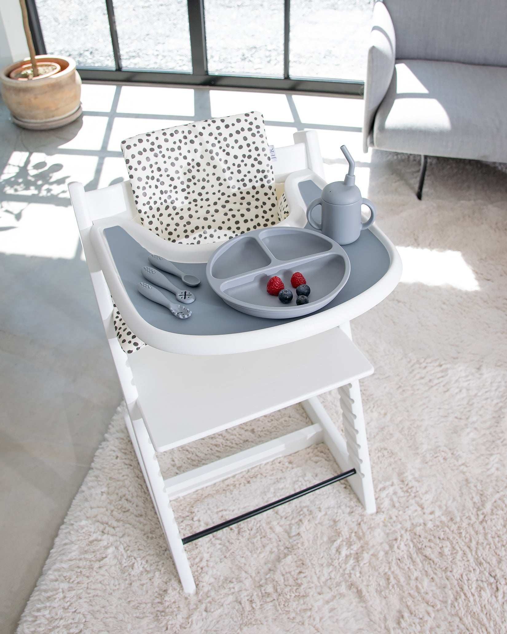 Bakkeunderlag til Stokke Tripp Trapp - Grey