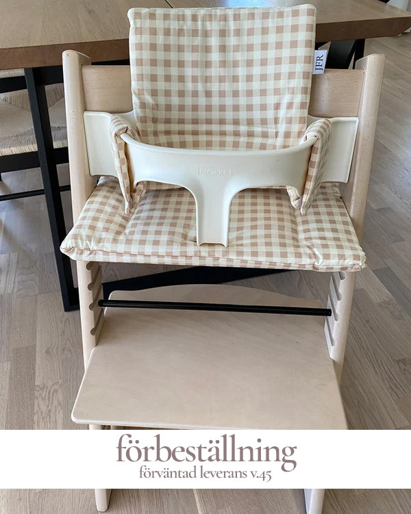 Hynder til Stokke Tripp Trapp - Beige Gingham